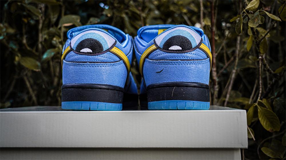 PK GOD The Powerpuff Girls x Nike Dunk SB Low Light Blue RETAIL MATERIALS READY TO SHIP